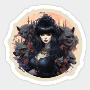 Mistress of the Dark Sticker